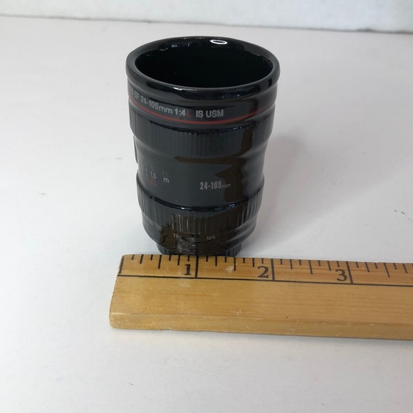 Camera Zoom Len Shot Glasses Thumbs Up Photographer Novelty Barware set of 2 - Picture 2 of 4